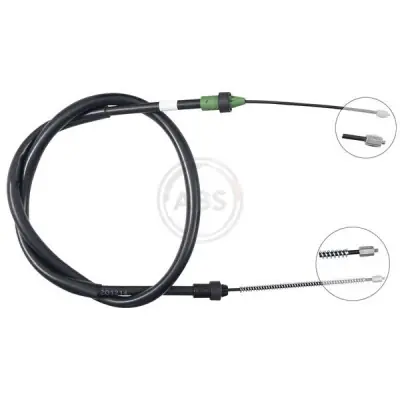 Cable de accionamiento, freno de estacionamiento A.B.S. K19824 Marca Reconocida